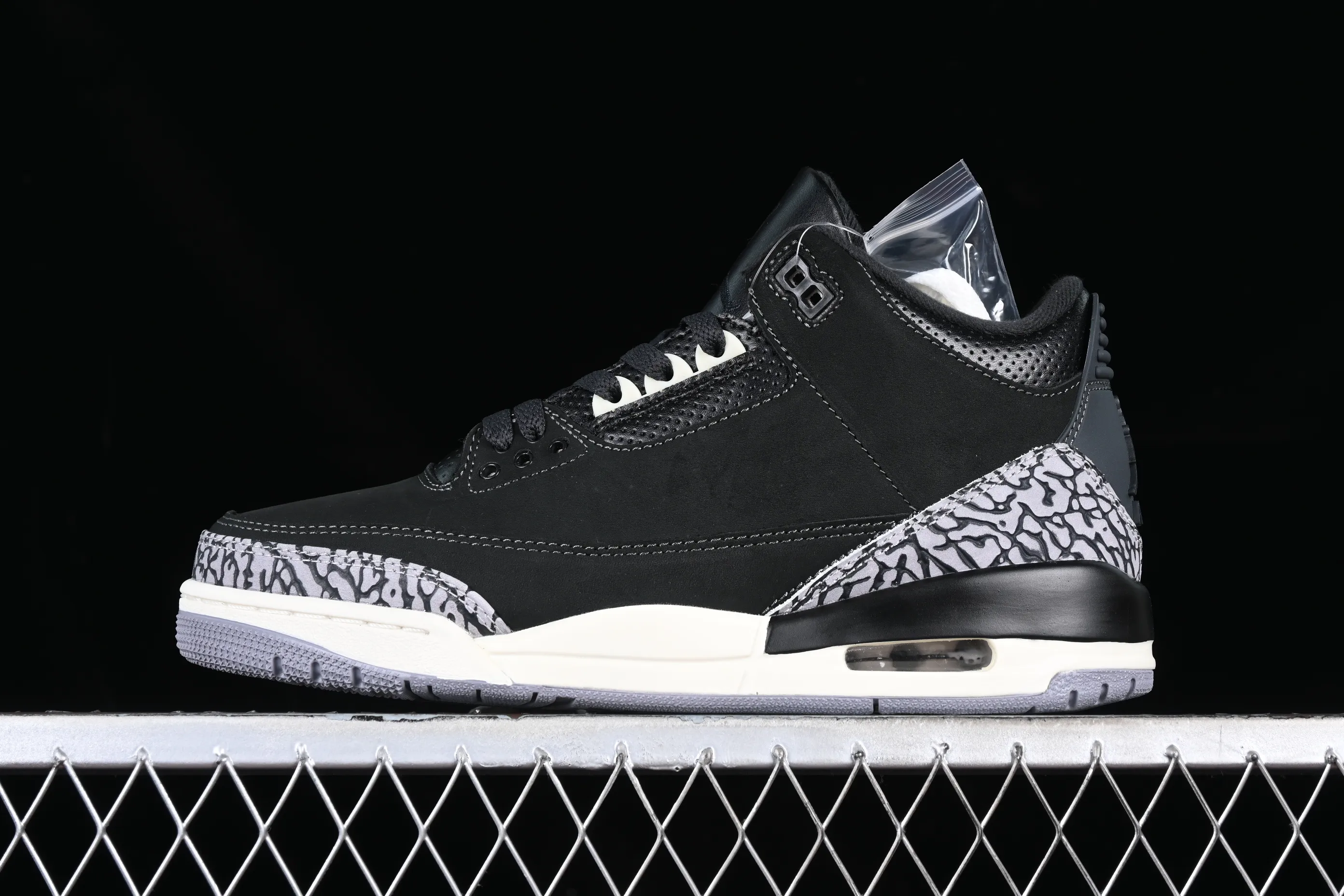 All categories Air Jordan Jordan series basketball shoes Air Jordan 3 Air Jordan 3 Retro "Off Noir" AJ3 Joe 3 old black cement CK9246-001